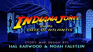 Indiana Jones and the Fate Of Atlantis PCDOS Longplay 1992 LucasArts™ [upl. by Ihel]