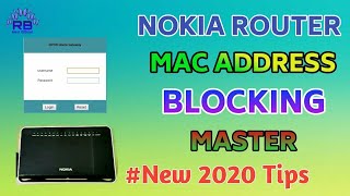 How to Enable or Disable Mac address on subisuNokia Router me Mac address kaise hataye or lagaye [upl. by Werda]