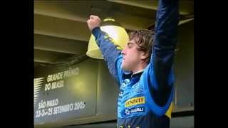 Alonso celebrates F1 2005 title [upl. by Gibby508]