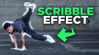 How to Add SCRIBBLE EFFECT in 2022 with ONE CLICK [upl. by Sev]