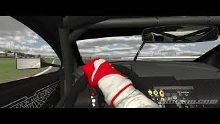 Aston Martin DBR9 GT1 Onboard  iRacing Nurburgring Combined 24H White Noise for Sleep No Ads [upl. by Xed272]