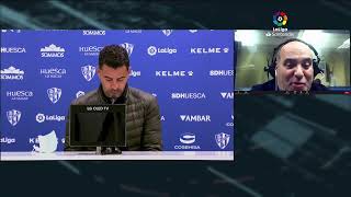 Rueda de prensa SD Huesca vs Real Valladolid CF [upl. by Nnylanna101]