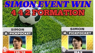 😍NEW SUPER PLAYER🏆 SIMON PICKPOCKET 😳WON😁🏅442 FORMATION🔥😳 [upl. by Alian]