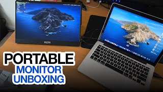 Auzai ME16Z01 Portable Monitor Unboxing amp First Impressions [upl. by Celisse]