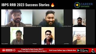 Learn from the Toppers How they Cleared IBPS RRB PO amp Clerk  Career Definer  Kaushik Mohanty [upl. by Tjon]