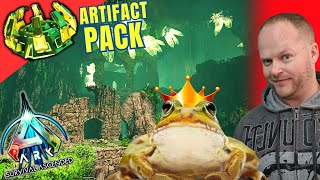 Ark Ascended  Easy Artifact of the Pack with a Froggo  Island [upl. by Kylstra]