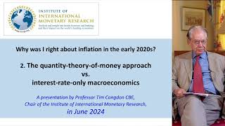 2024 06 24  Quantity theory of money vs interest rate only [upl. by Stanwinn]