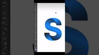 Creative Letter S Design in Adobe Illustrator  logodesign Shortquot [upl. by Bradman]