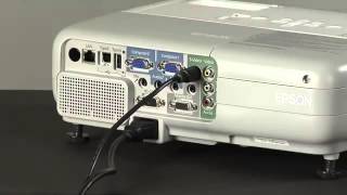 How to Connect to an Epson Projector [upl. by Aiblis]