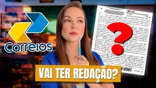 VAI TER REDAÇÃO NA PROVA DOS CORREIOS  CONCURSO DOS CORREIOS 2024 [upl. by Karlotte]