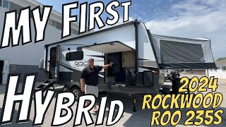 2024 Rockwood Roo 235S Tour  My First Hybrid Camper Pretty Darn COOL [upl. by Gschu]