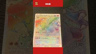 Charizard VSTAR 174172 Rainbow Holo Secret Rare Brilliant Stars Pokemon Card [upl. by Dillie]