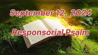 September 12 2024  Responsorial Psalm Response English [upl. by Felton]