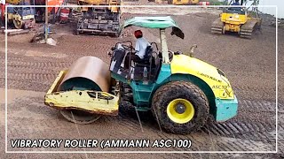 Vibratory Roller AMMANN ASC100 Vibro Roller  Tandem Roller [upl. by Eniar837]