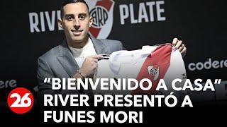 River presentó oficialmente a Ramiro Funes Mori como refuerzo [upl. by Rivers31]