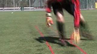 Goalkeeper Training  Agility Ladder Exercises  SeriousGoalkeepingnet [upl. by Ayirp]