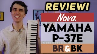 Review  Nova Yamaha Pianica P37E BR e BK [upl. by Acirtal628]