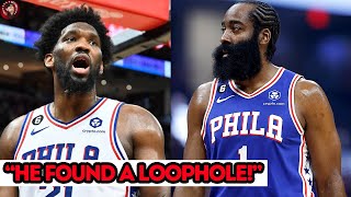 Joel Embiid TRADE rumor amp James Harden found a LOOPHOLE in the CBA [upl. by Filberte]