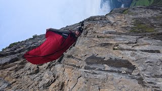 Via Ferrata  Wingsuit Jump  POV  Osmo Action 5  4K [upl. by Livvyy]