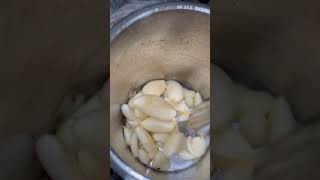 Satisfying mashing of 🧄 garlic food trending satisfying viralshort shorts [upl. by Assetniuq]