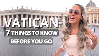 Visiting The Vatican Tips 7 Things To Know Before You Go ☀️ [upl. by Eleon506]