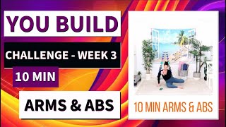 10 Min Arms and Abs Workout  BARLATES BODY BLITZ You Build Week 3  ARMS AND ABS [upl. by Aicarg]