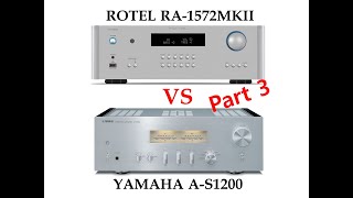 ③ Sound Battle ROTEL RA1572MKII vs YAMAHA AS1200  ELAC VELA BS403 speakerJason MrazUnlonely [upl. by Susan178]