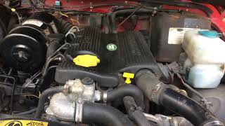 Land Rover Defender 110 Station Wagon 300 TDI turbo diesel engine start up  rev sound [upl. by Nehpets]