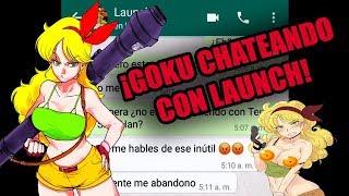 GOKU CHATEANDO CON LAUNCH  DRAGON BALL SUPER [upl. by Kho]