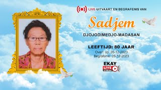 🔴 LIVE │UITVAART EN BEGRAFENIS VAN MADASAN SADJEM [upl. by Afital]