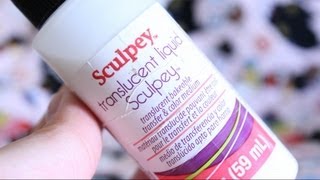 Introduction to Polymer Clay TLS translucent liquid sculpey [upl. by Ilram695]