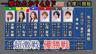 【多摩川競艇優勝戦】超超激戦①今井②平田③松尾④西橋⑤山本⑥後藤 [upl. by Derr]