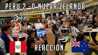 PERU 20 NUEVA ZELANDA 15 noviembre 2017 l Reacción de los hinchas l NOS VAMOS A RUSIA 2018 [upl. by Arde798]