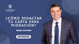 Cómo Redactar tu Declaración para Migración  J Molina Law Firm [upl. by Anas340]