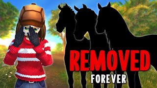 THESE HORSES WILL SOON BE REMOVED FOREVER  Star Stable Online [upl. by Etnahc]