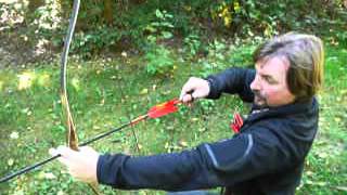 nocking the arrow with thumb technique Part 2 [upl. by Rovelli]