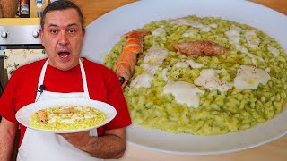 RISOTTO GAMBERI e ZUCCHINE  La Ricetta CREMOSA e BUONISSIMA [upl. by Herrick210]