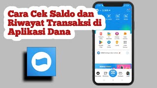 Cara Cek Saldo dan Riwayat Transaksi di DANA [upl. by Atlante]