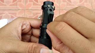 Review Singkat Senter Pocketman kecil murah tapi mantap [upl. by Yrnehnhoj921]