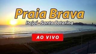 Praia Brava ItajaíSC  Câmera Ao Vivo com som Parceria CR Imóveis [upl. by Indys]