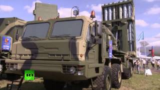 AlmazAntey Unveils S350E Vityaz Air Defense System [upl. by Lalise]