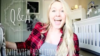 BABY NAME REVEAL QampA Interview Addition [upl. by Emmalynne]