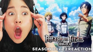 They FINALLY see the ocean but  Attack on Titan Reaction  S3 Ep 22 quotThe Other Side of the Wallquot [upl. by Alin]