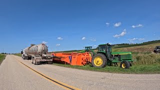 Transfer Irrigating Liquid Manure On Wheat Fields [upl. by Luana935]