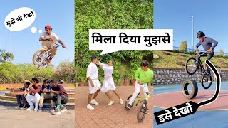 BMX Riders TiktokCycle Stunt Tiktok videos Trending Tiktok Viral Bmx Tiktok videos Yusufbmx [upl. by Jabon]