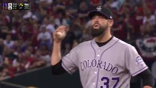 INSTANT CHILLS Archie Bradley 2Run Triple  NL Wild Card Card Game With Titanic Music [upl. by Joseito]