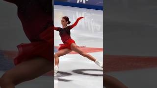 Her triple axel is so beautiful💘figureskating alexandratrusova annashcherbakova olympicgames [upl. by Nahtaneoj997]