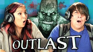 OUTLAST PART 1 Teens React Gaming [upl. by Mook]