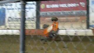 Perris Auto Speedway Lightning Sprint crash October 212009 [upl. by Latsyrhc]