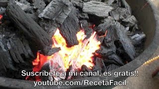 COMO PRENDER CARBON  RECETA FACIL [upl. by Jeri126]